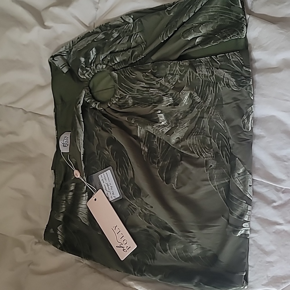 Olive skirt
